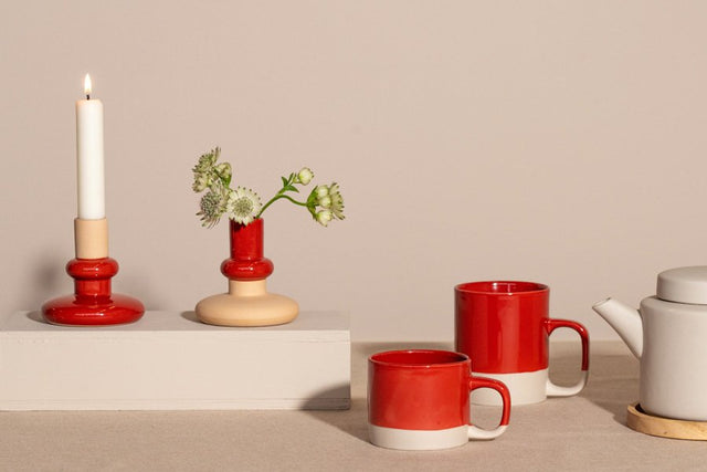 Kerzenständer oder Vase aus Keramik