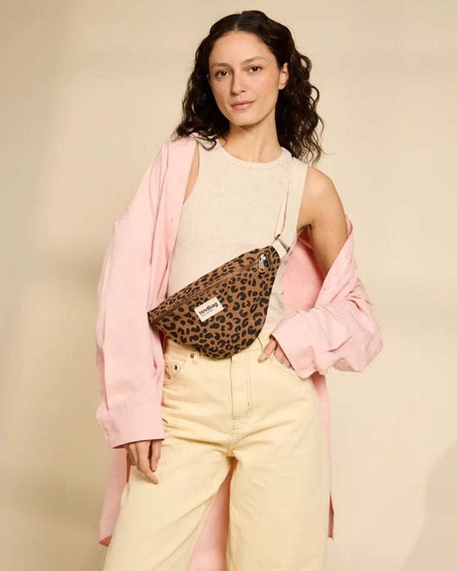 Bauchtasche OLIVIA aus Bio-Baumwolle in LEO