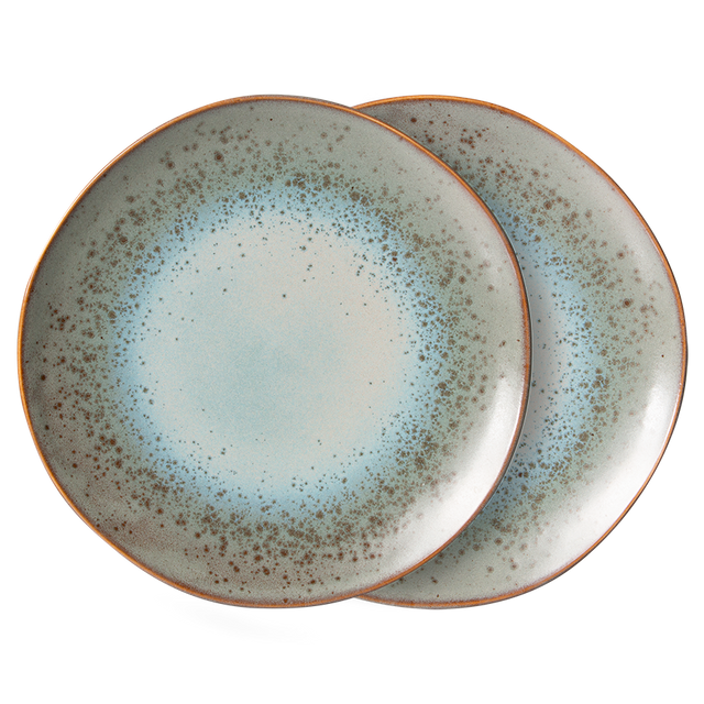 Dinner Plates MINERAL / 2er-Set | 70s Ceramics