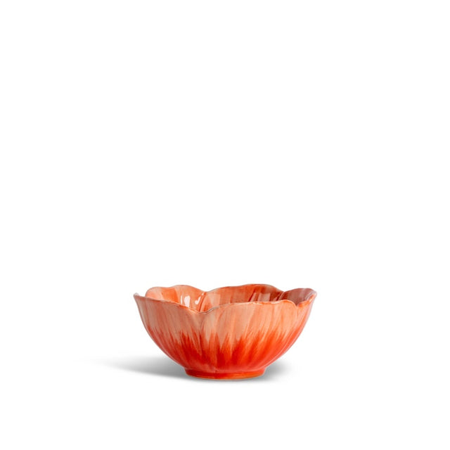 Müsli-Schale POPPY aus Steingut | Rot