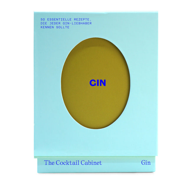 The Cocktail Cabinet: Gin – Rezeptkarte mit Illustration von Giacomo Bagnara