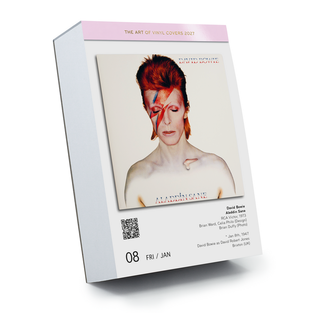 The Art of Vinyl Covers 2027 – Kalenderblatt mit Plattencover