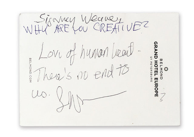 Why Are You Creative? – Postkarte mit Antwort