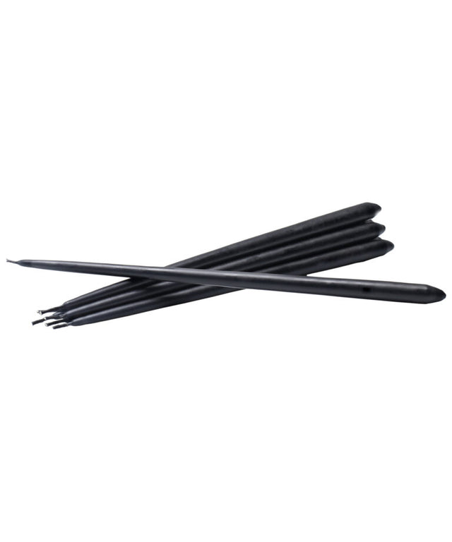 STOFF Nagel Kerzen | SCHWARZ | 6er Set
