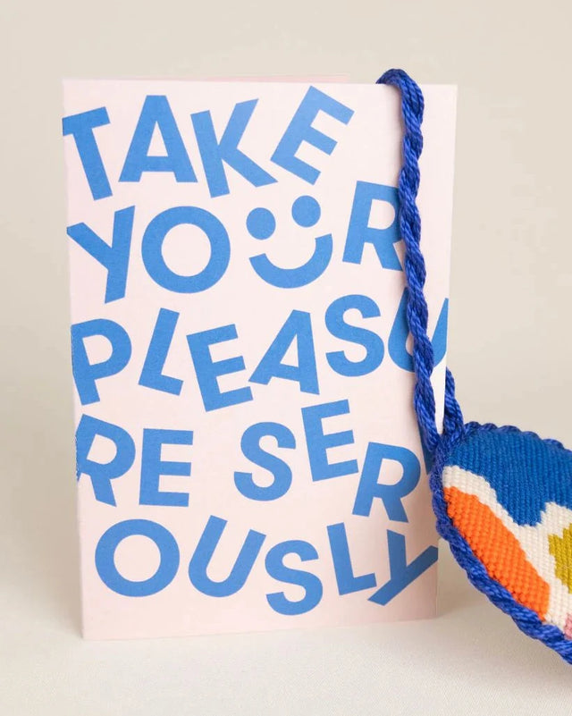 Cooles Stickbild-Set | „TAKE YOUR PLEASURE SERIOUSLY“ (Charles Eames)