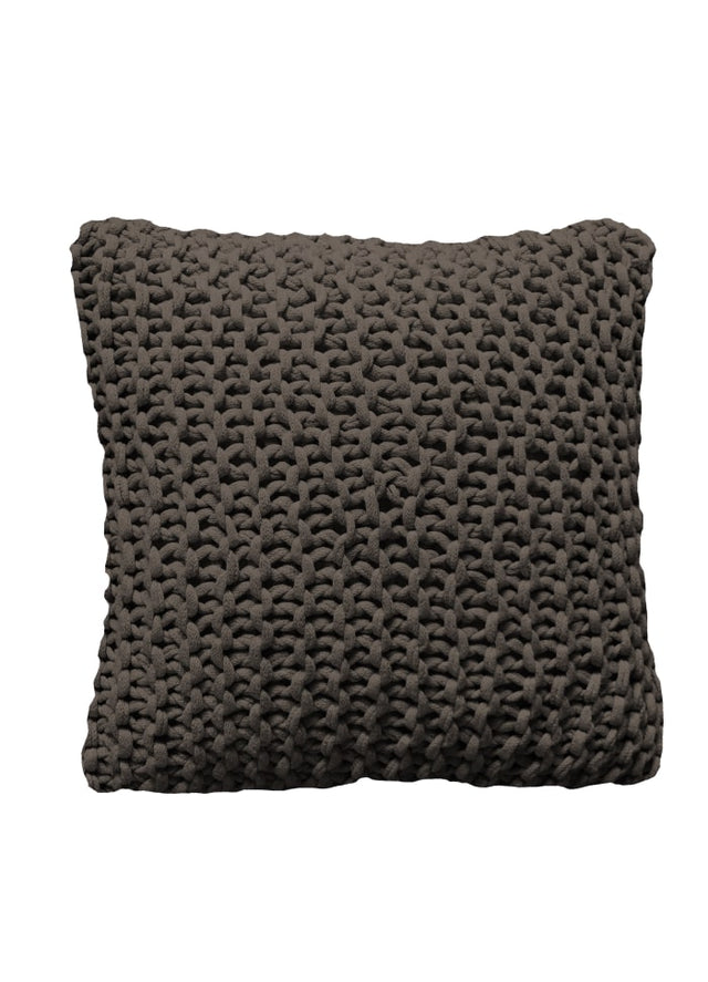 Grob gestricktes Kissen TUBE | 50x50 cm | Care By Me