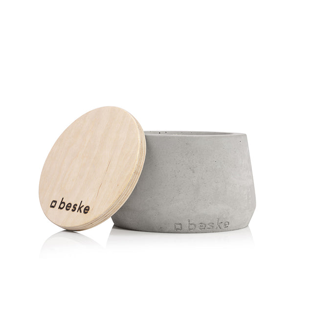 Rundes Beske-Betonfeuer STELLER | DM 14 cm, bauchig