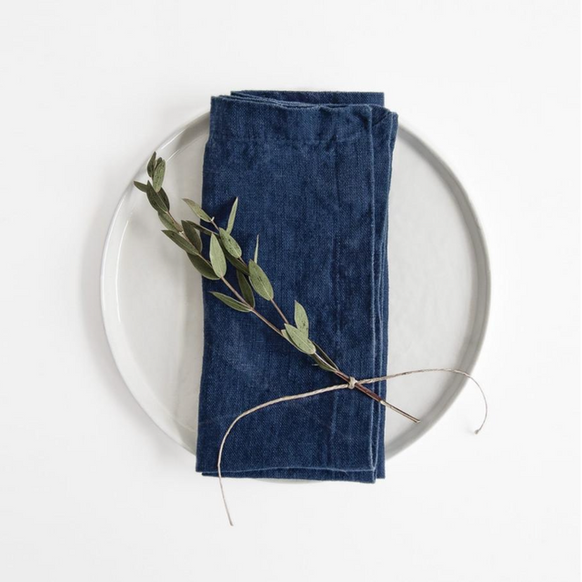 Serviette aus reinem Leinen | 2 Stück