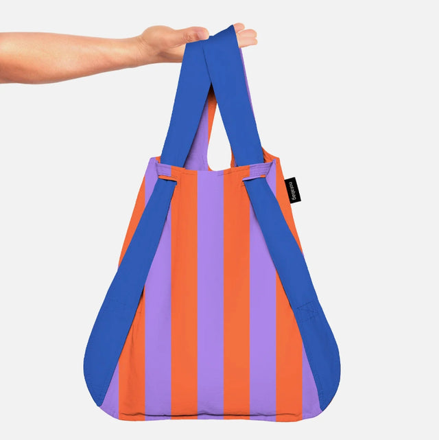 Notabag Original ROYAL STRIPES | Tragetasche und Rucksack für unterwegs