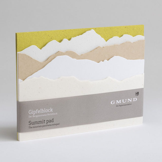Gipfel-Block mit fünf Bergketten der Alpen | GREEN
