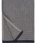 KOLI Merino-Wolldecke in Schwarz-Beige von Lapuan Kankurit