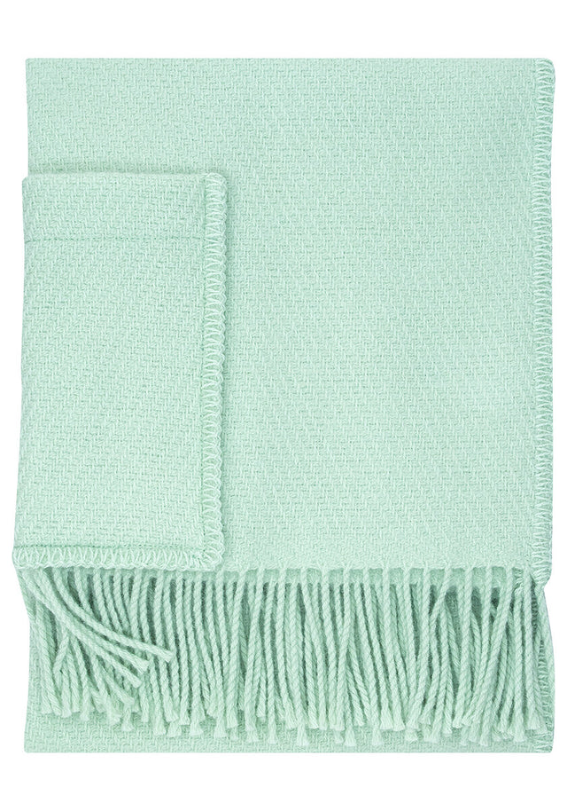 UNI POCKET Wollschal in Mint