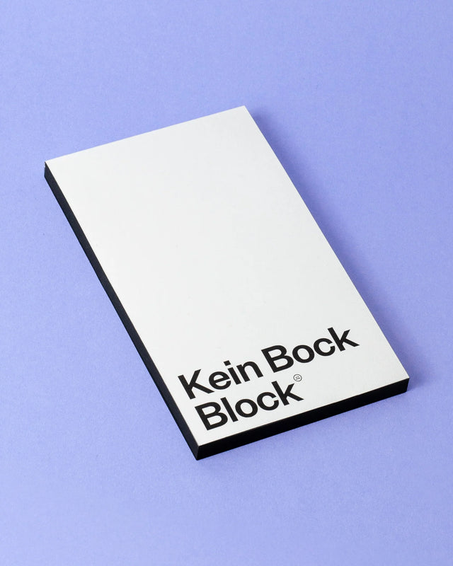 Notizblock "Kein Bock Block"  | Schlechte Karten