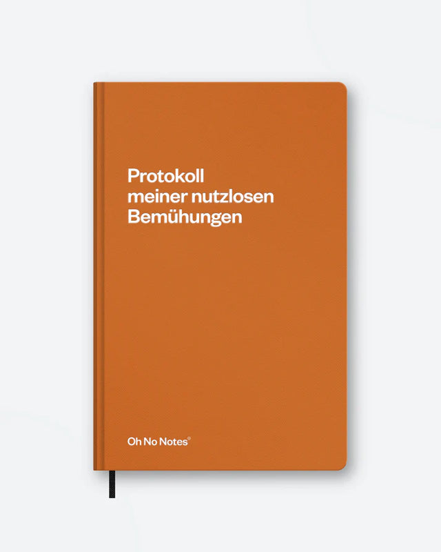 Notizbuch "Nutzlose Bemühungen" | Oh No Notes