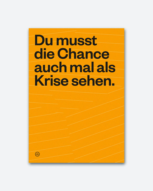 Postkarte "Chance"  | Schlechte Karten