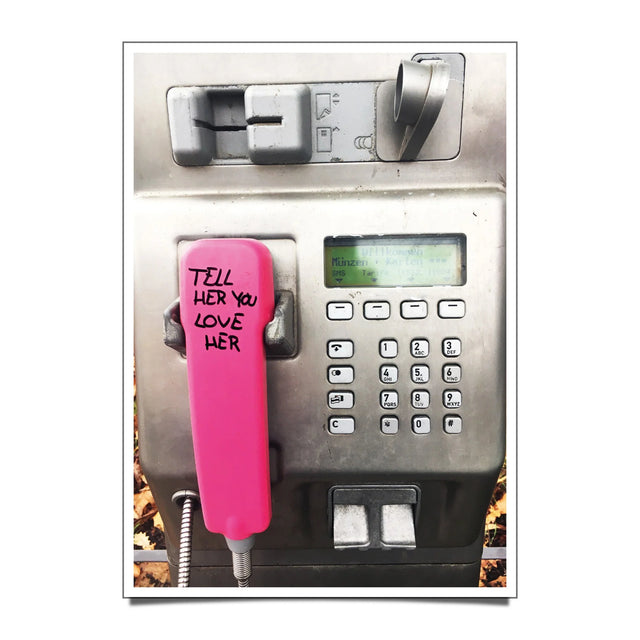 Postkarte "TELL HER YOU LOVE HER" | notesofberlin