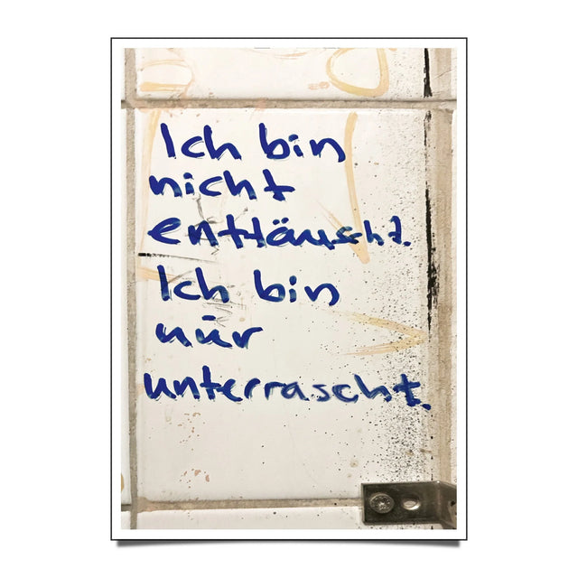 Postkarte "UNTERRASCHT" | notesofberlin