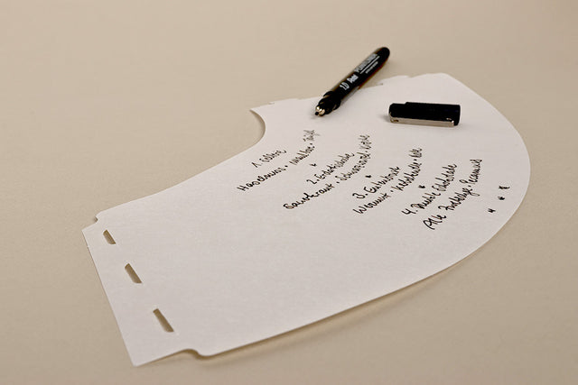 Weiße Papier-Lampenschirme für Weingläser - REINE HELENE| 3 im Set