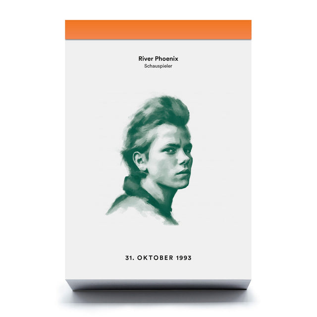 The Famous Die Young – Kalender mit Aufsteller und Begleitheft