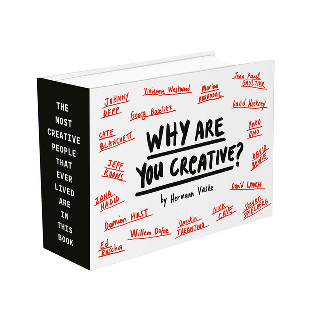 Why Are You Creative? – Hardcover-Block mit 100 Postkarten