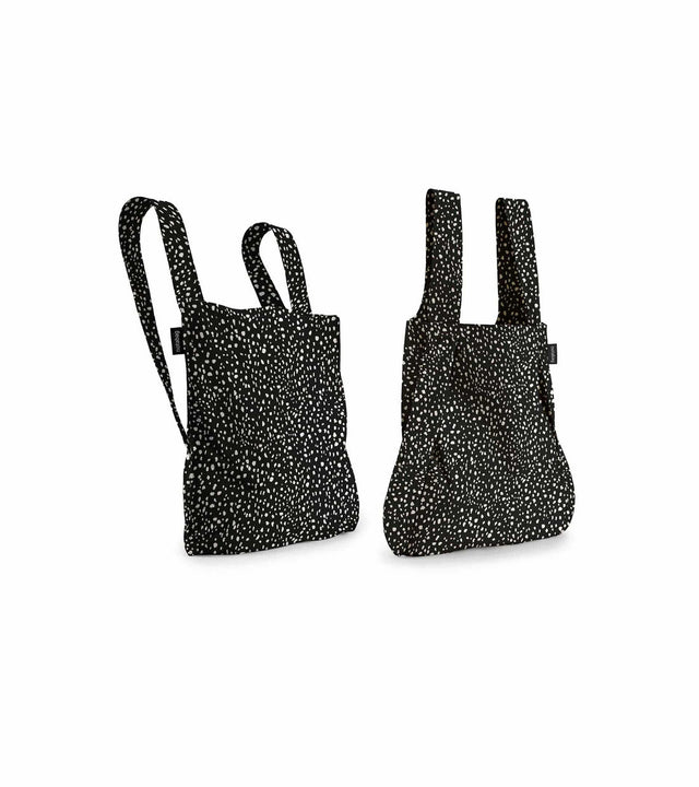 Notabag Original BLACK SPRINKLE | Tragetasche und Rucksack für unterwegs