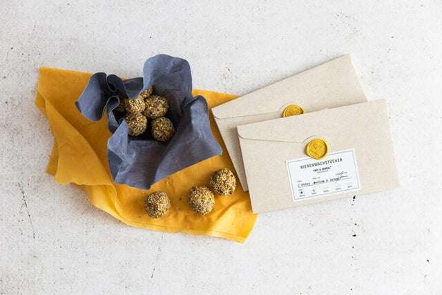 Bio-Bienenwachstuch-Set aus 2 Tüchern in M & L | Toff & Zürpel Manufaktur