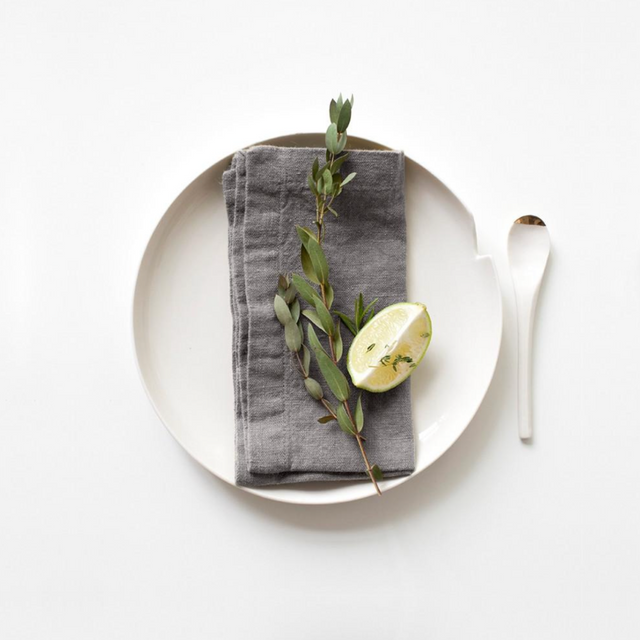 Serviette aus reinem Leinen | 2 Stück