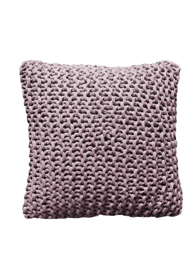 Grob gestricktes Kissen TUBE | 40x40 cm  | Care By Me