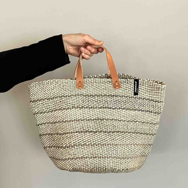Kiondo Markt-Korb Twill Weave in Grau | M